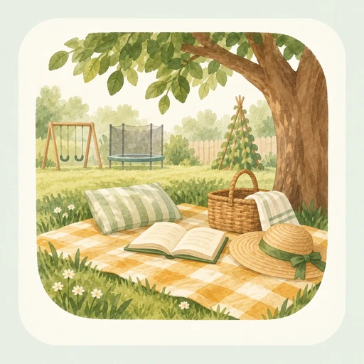 Child enjoying a quiet reading break during Summer Club